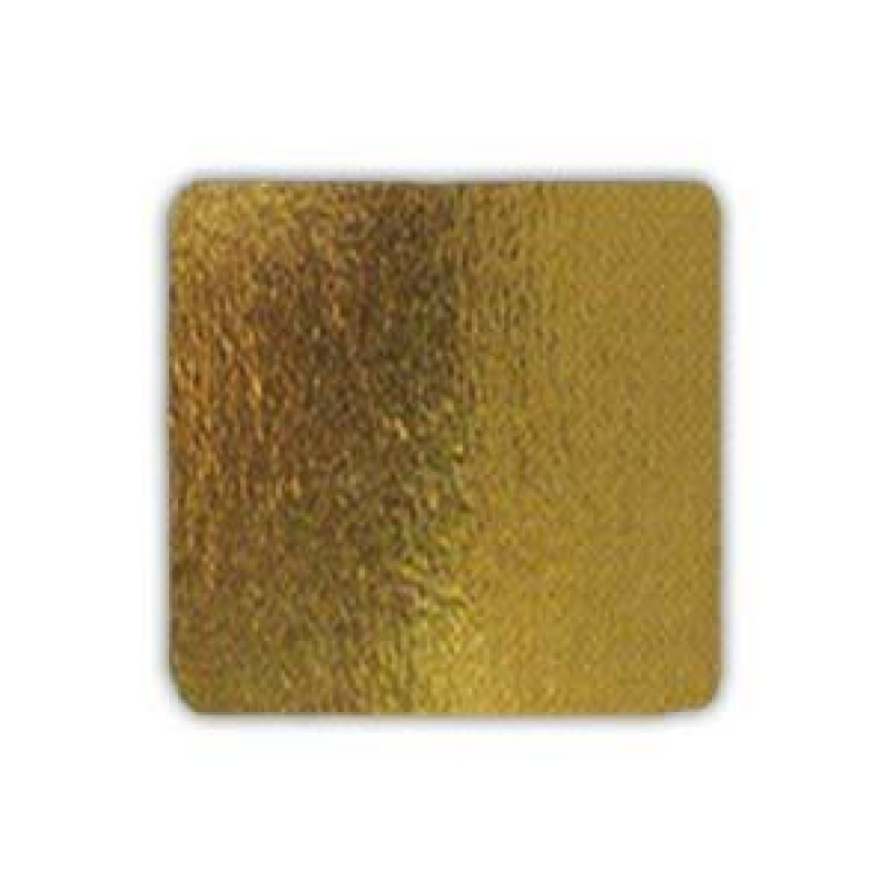 Подложка картон квадратная золото арт. 64171 (210 мм, 210 мм)