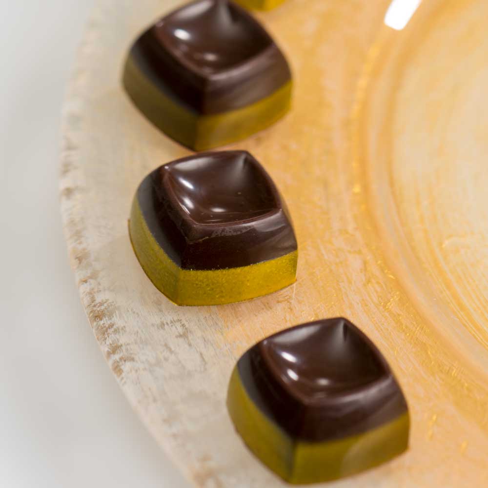 Форма для шоколадных конфет ПРАЛИНЕ мягкий квадрат