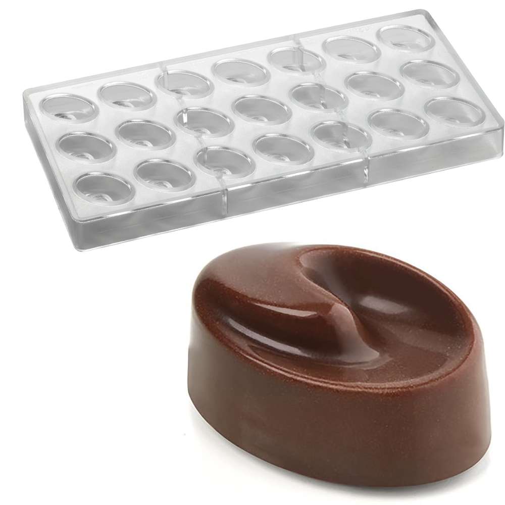 Форма для шоколадных конфет ПРАЛИНЕ овальная арт. PC44FR ()